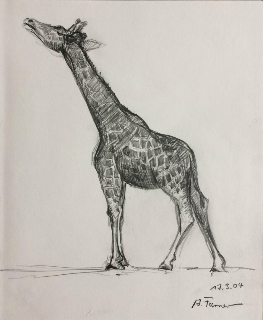 Graphic Graphic of an giraffe
