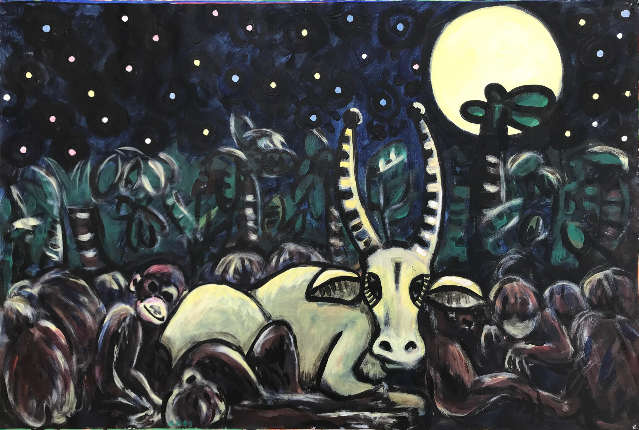 Parts of a children's book paintings